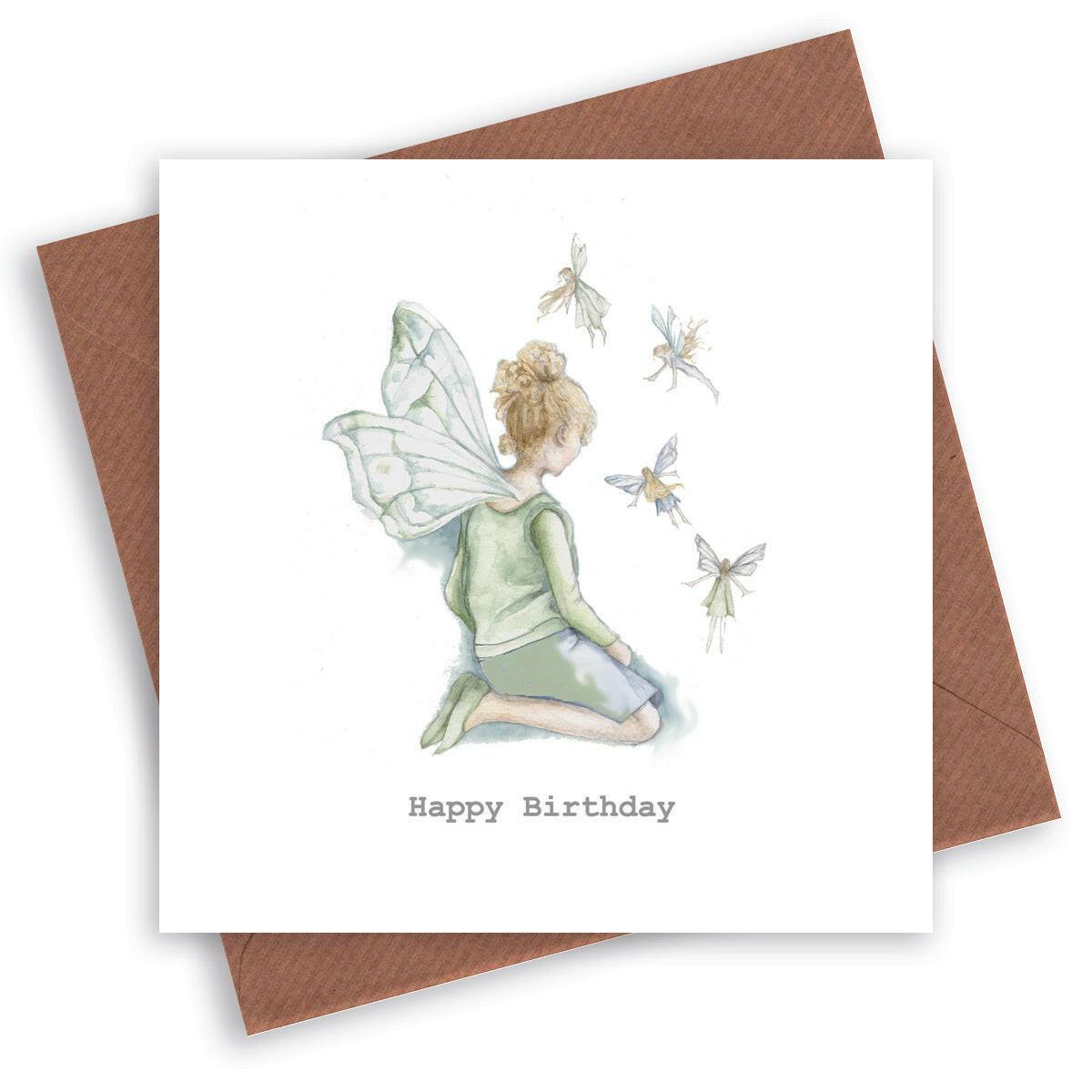 Tiny Fairies Birthday Card - Crumble and Core