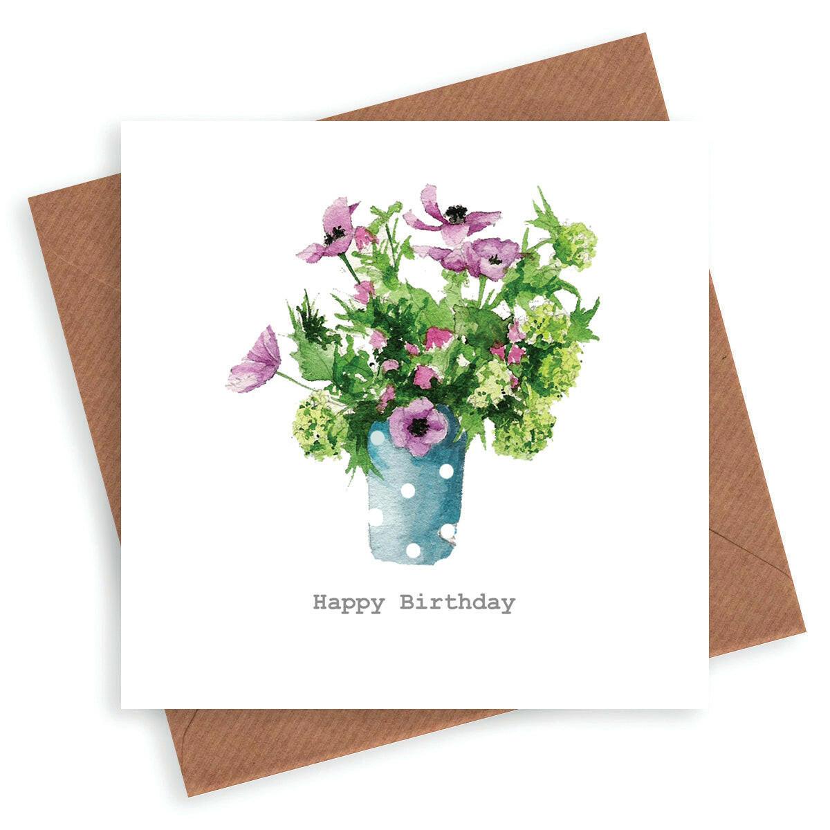 Briar Rose Birthday Greeting Card - Crumble and Core