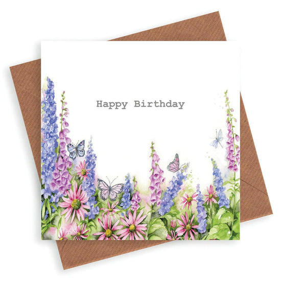 English Country Garden Birthday Card - Crumble and Core
