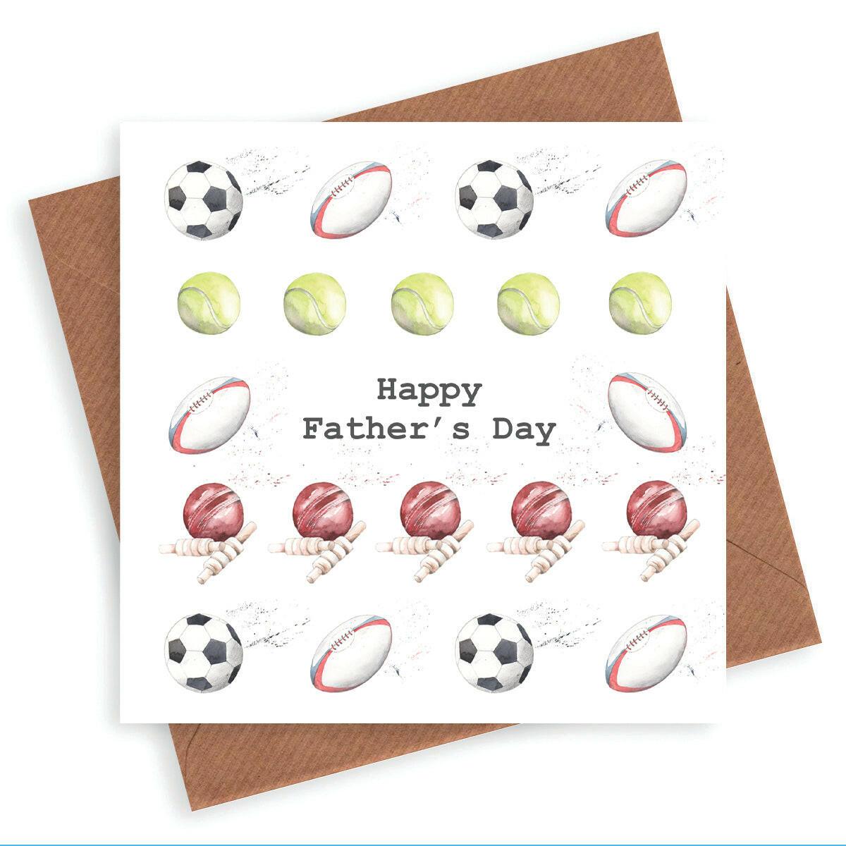 Sporty Father's Day Card - Crumble and Core