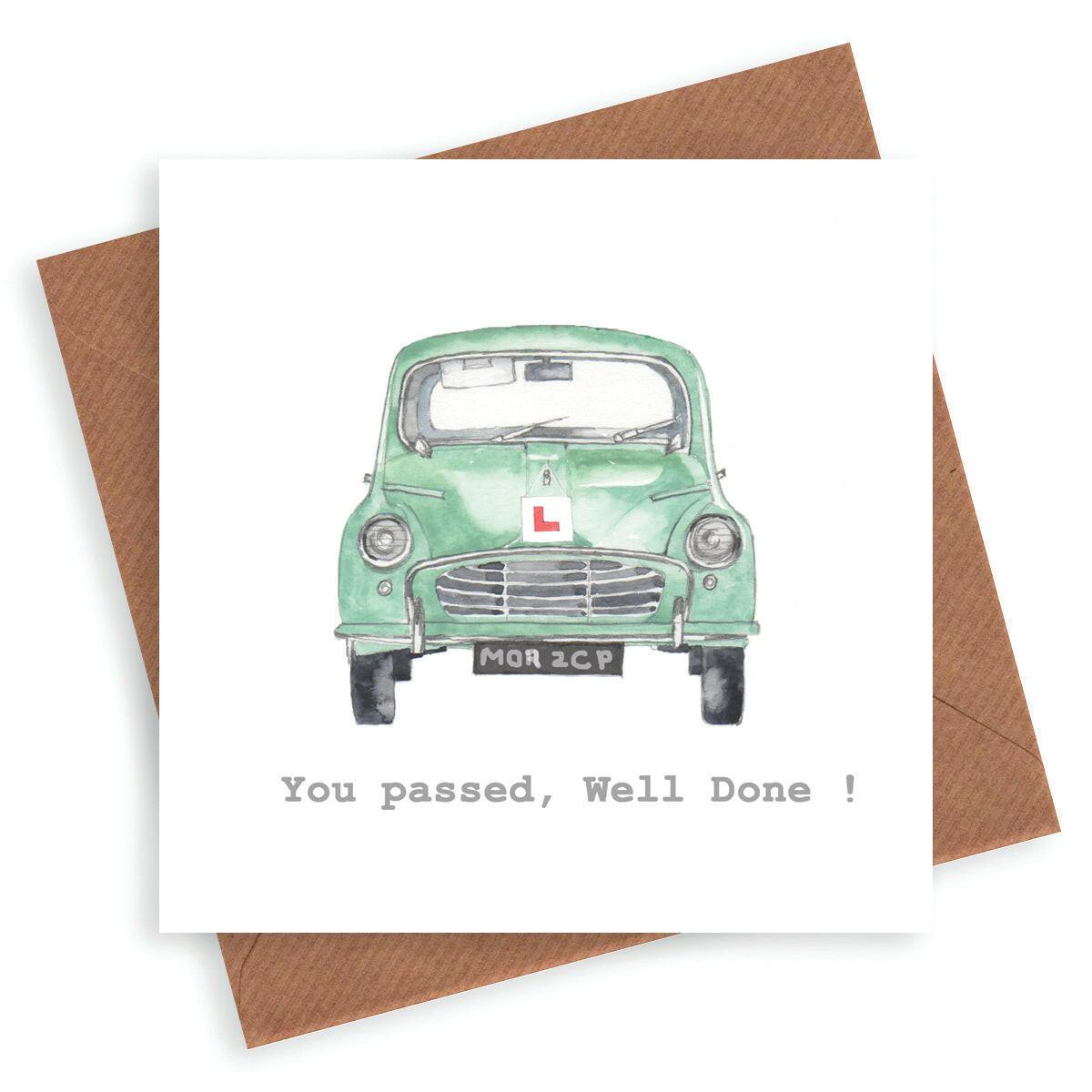 Driving Test Greeting Card - Crumble and Core