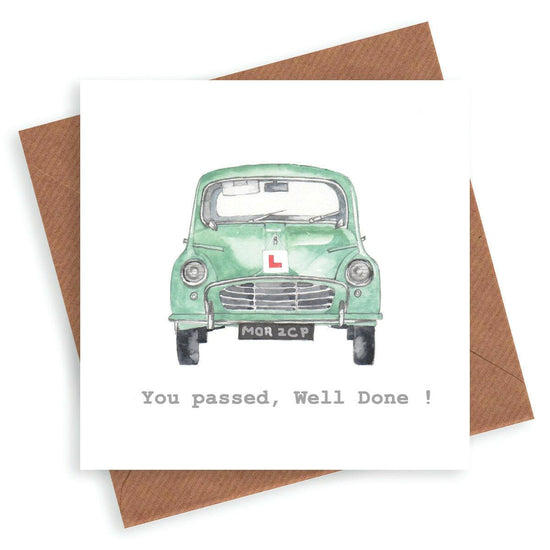Driving Test Greeting Card - Crumble and Core