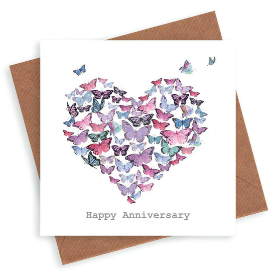 Butterfly Anniversary Card - Crumble and Core