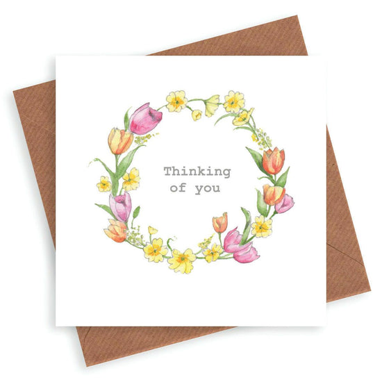 Thinking of You Floral Wreath - Crumble and Core