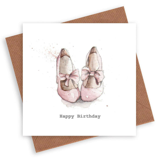 Happy Birthday Shoes Card - Crumble and Core