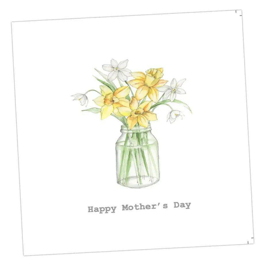 Daffodils Mother's Day Greeting Card - Crumble and Core