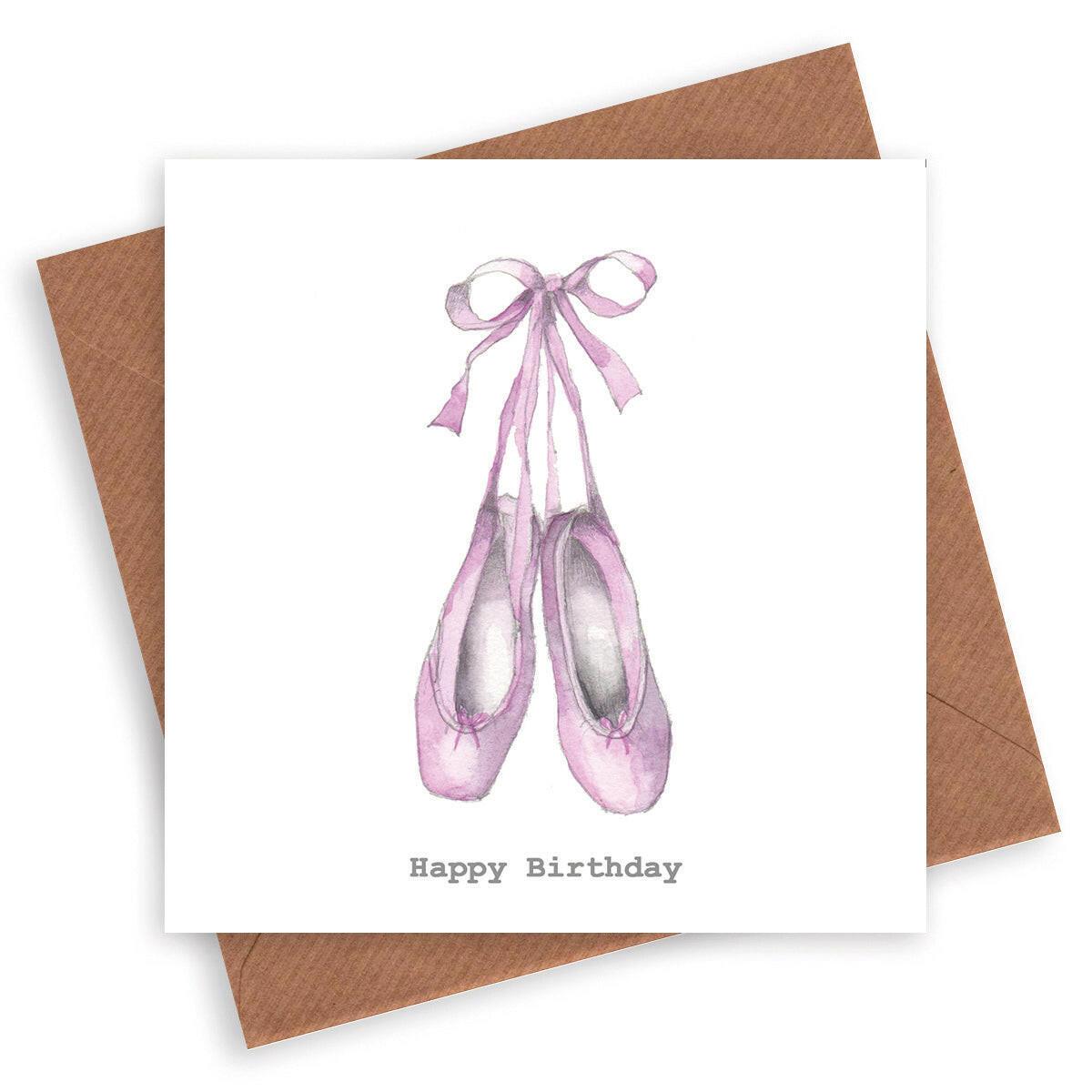 Ballet Birthday Card - Crumble and Core