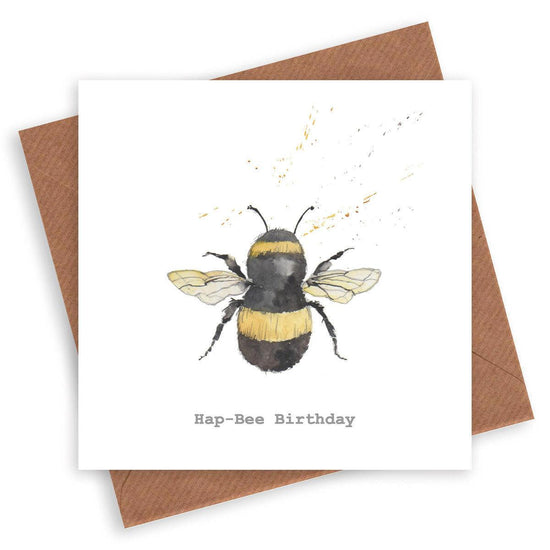 Hap-Bee Birthday Card - Crumble and Core