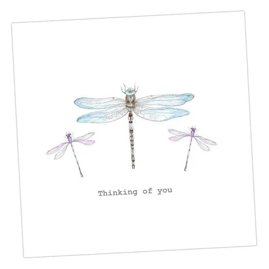 Dragonfly Thinking Of You Greeting Card - Crumble and Core