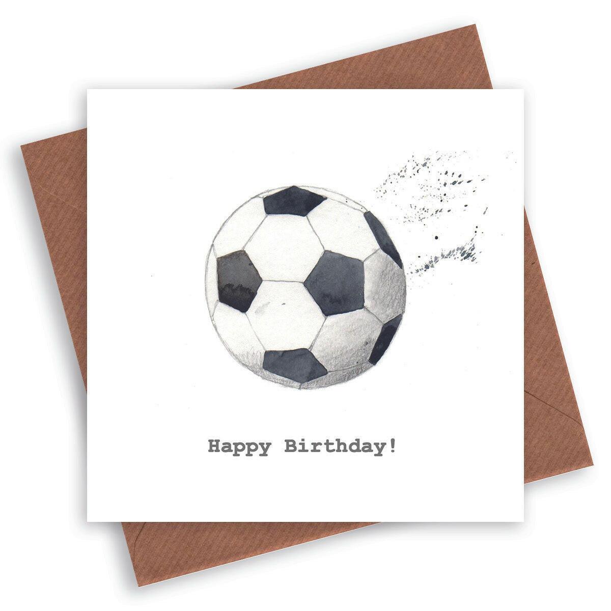 Football Birthday Card - Crumble and Core