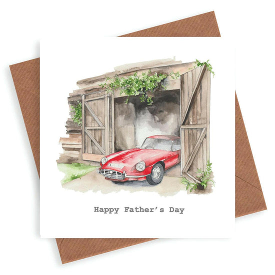 Vintage Car Father's Day Card - Crumble and Core