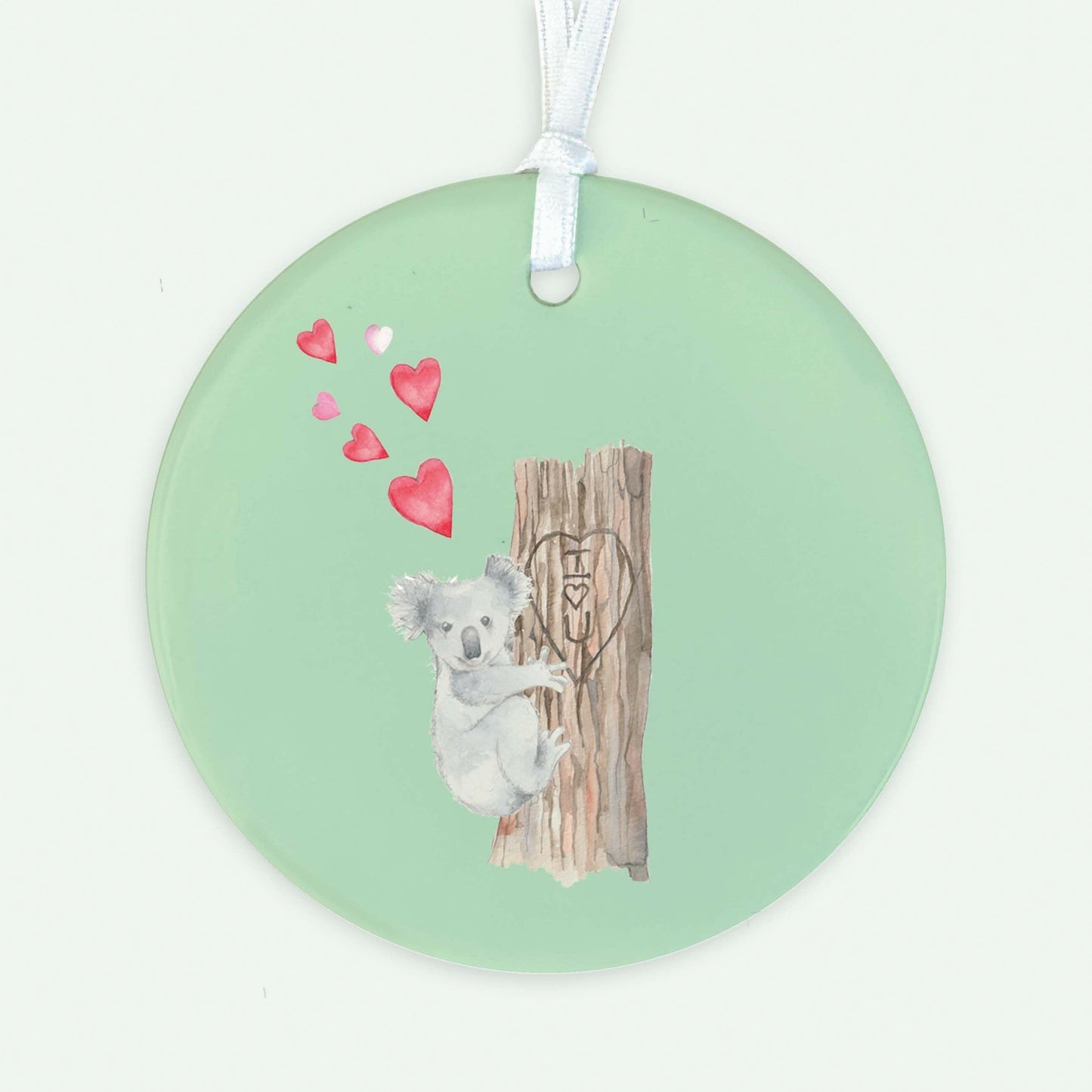 Hanging Ceramic Decoration - Koala Gift - Keepsake Decoration - Gift for Her - Crumble and Core