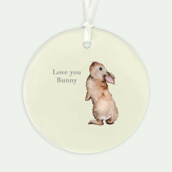 Hanging Ceramic Decoration - Love You Gift - Keepsake Decoration -Gift for Her - Crumble and Core