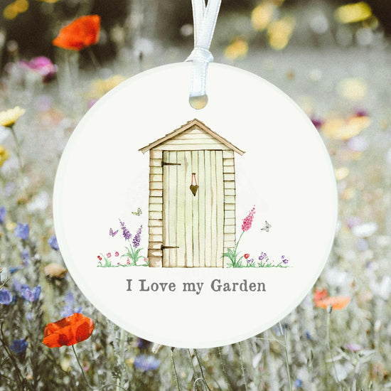 Hanging Ceramic Decoration - Gardening Gift - Keepsake - Decoration Gift for Her - Crumble and Core