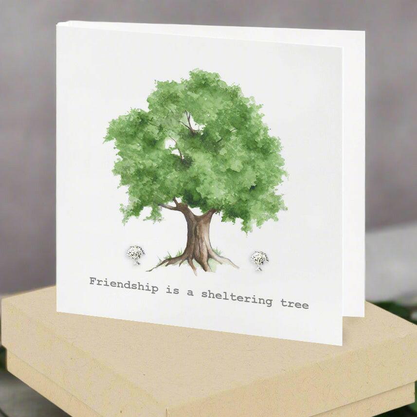 Sterling Silver Stud Earrings Gift Boxed for Her Friendship Gift - Crumble and Core