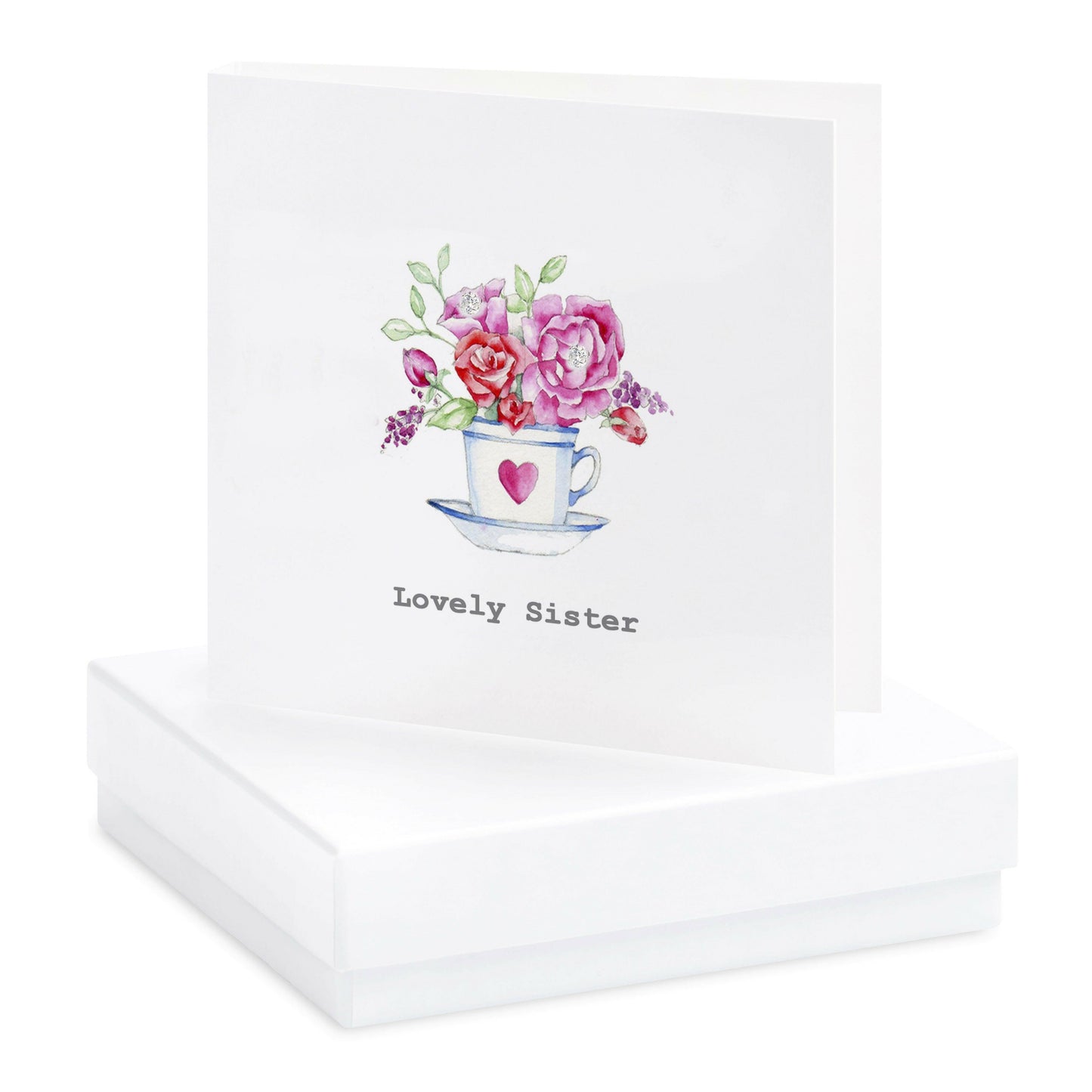 Sterling Silver Stud Earrings - Adorable Gift for Sisters - Crumble and Core