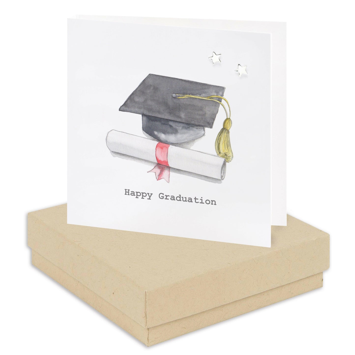 Boxed Graduation Earring Card - Crumble and Core