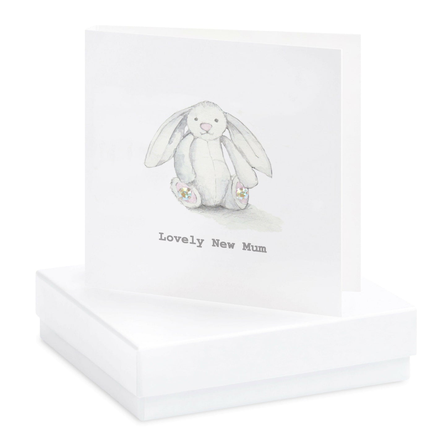 Sterling Silver Crystal Stud Earrings Gift Set - Ideal Gift for New Mums - Crumble and Core