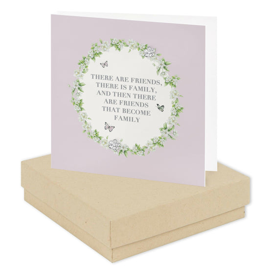 Sterling Silver Stud Earrings with Boxed Sentimental Card for Friends - Crumble and Core