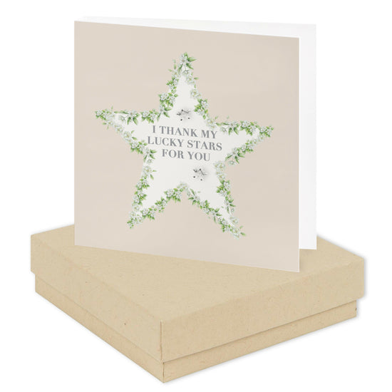 Sterling Silver Lucky Stars Earrings - Sentimental Gift Boxed - Crumble and Core