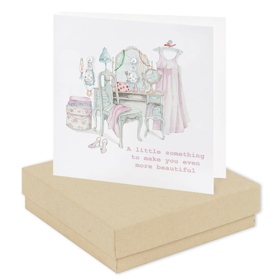 Stylish Silver Sterling Stud Earrings with Dressing Table Gift Box - Crumble and Core