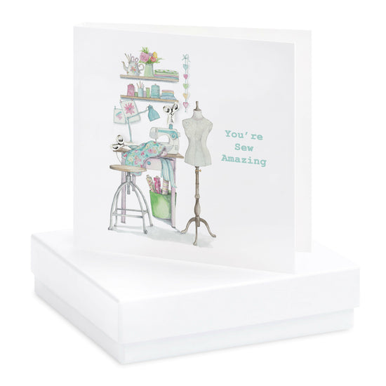 Sterling Silver Stud Earrings - Perfect Gift for Crafting and Sewing Enthusiasts Gift-Boxed - Crumble and Core