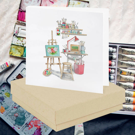 Sterling Silver Stud Earrings - Artisan Gift for Aspiring Artists in Elegant Box - Crumble and Core