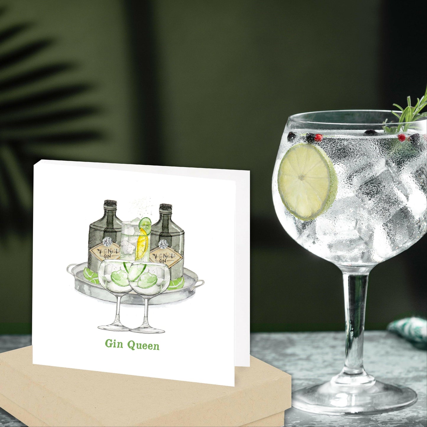 Sterling Silver Stud Earrings - Hand Finished Gift for Gin Lovers and Gin Queens - Crumble and Core