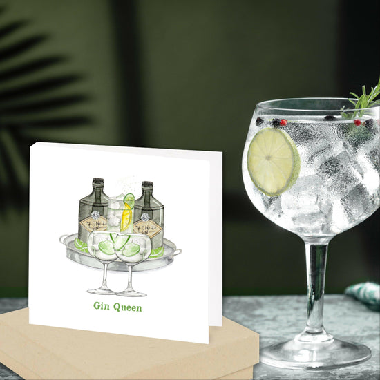 Sterling Silver Stud Earrings - Hand Finished Gift for Gin Lovers and Gin Queens - Crumble and Core