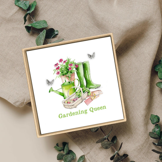 Sterling Silver Stud Earrings in Gift Box - Ideal Gift Gardening Queens - Crumble and Core