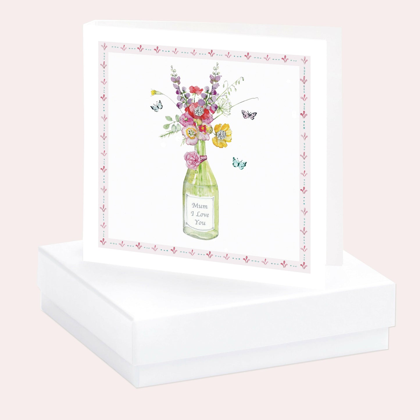 Sterling Silver Stud Earrings - Ideal Gift for Mum in Elegant Box - Crumble and Core