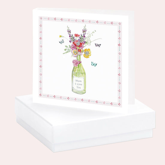 Sterling Silver Stud Earrings - Ideal Gift for Mum in Elegant Box - Crumble and Core