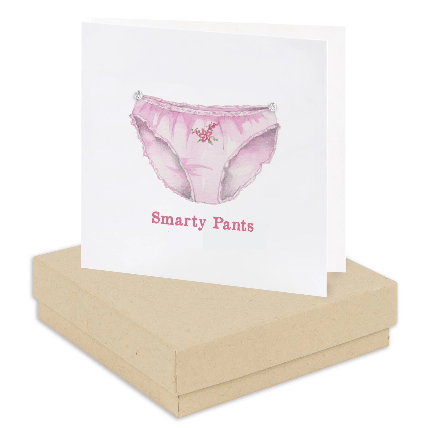 Sterling Silver Stud Earrings on Boxed Card - Congratulations Gift - Crumble and Core