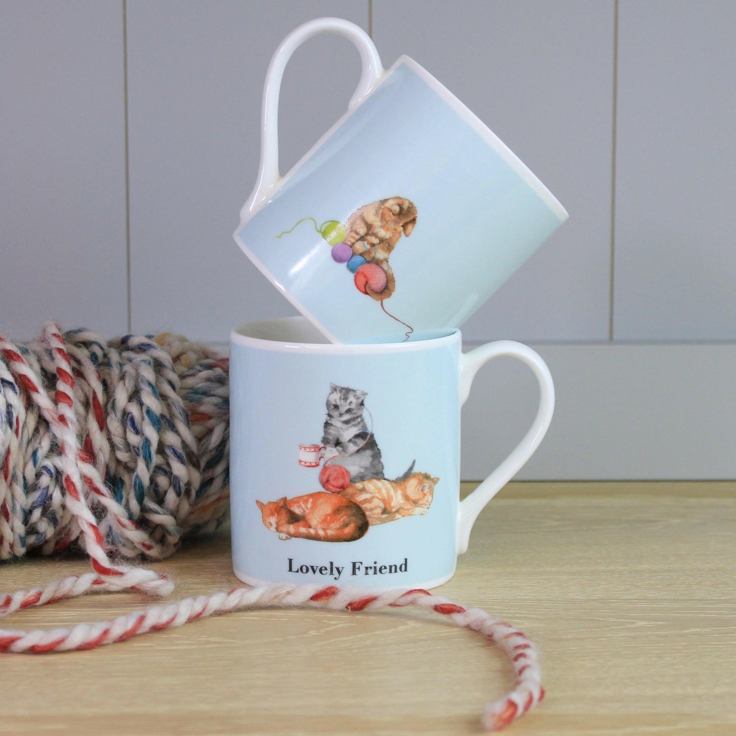 Hand-Illustrated Cats Ceramic Mug – Designed for Everyday Joy - Crumble and Core