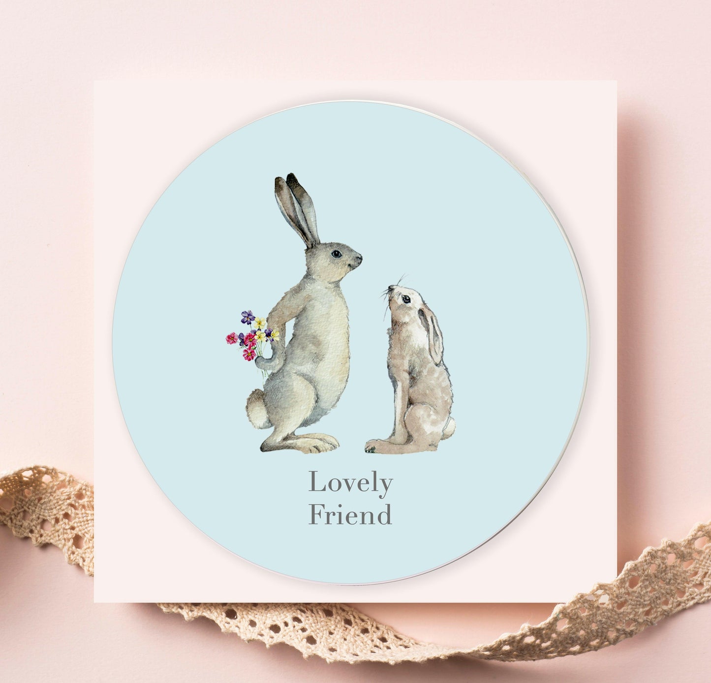 Ceramic Coaster - Ideal Friend Gift - Animal Lovers - Tableware Gift - Crumble and Core
