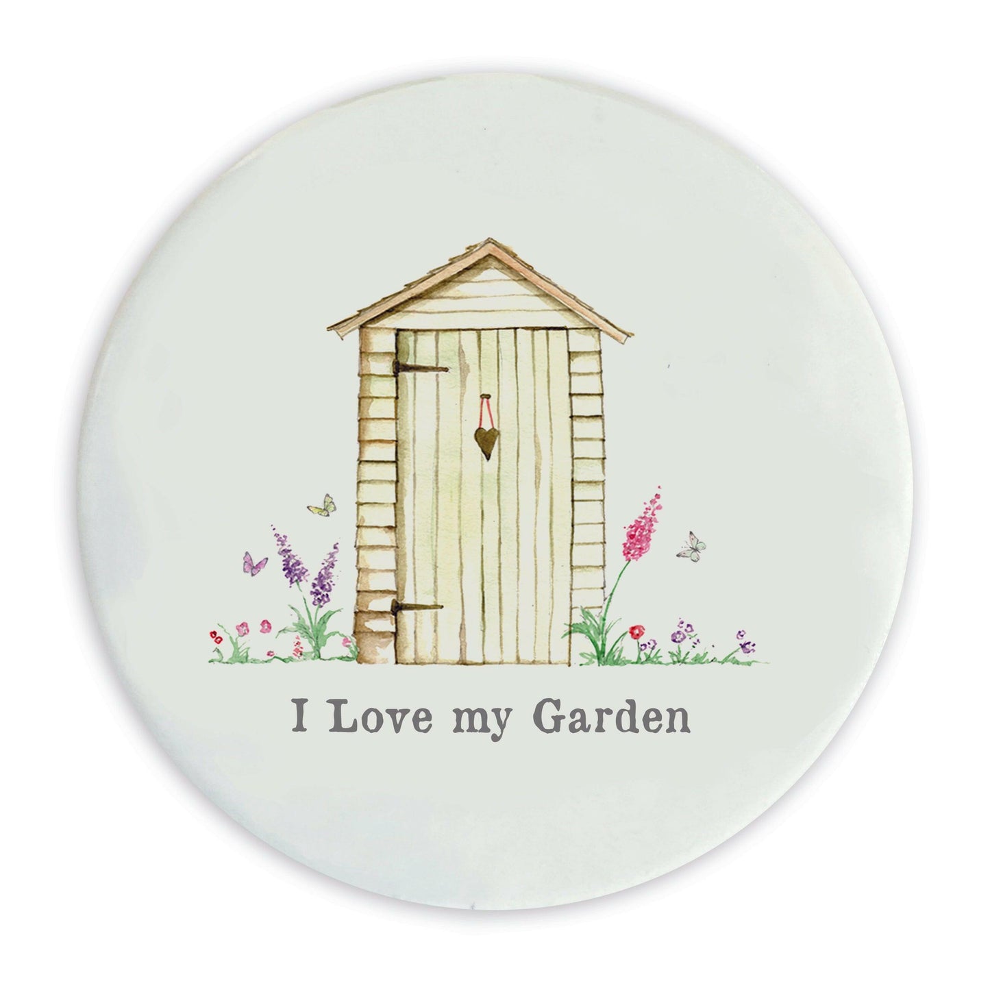 Ceramic Coaster - Gardening Design - Gardening Gift - Crumble and Core