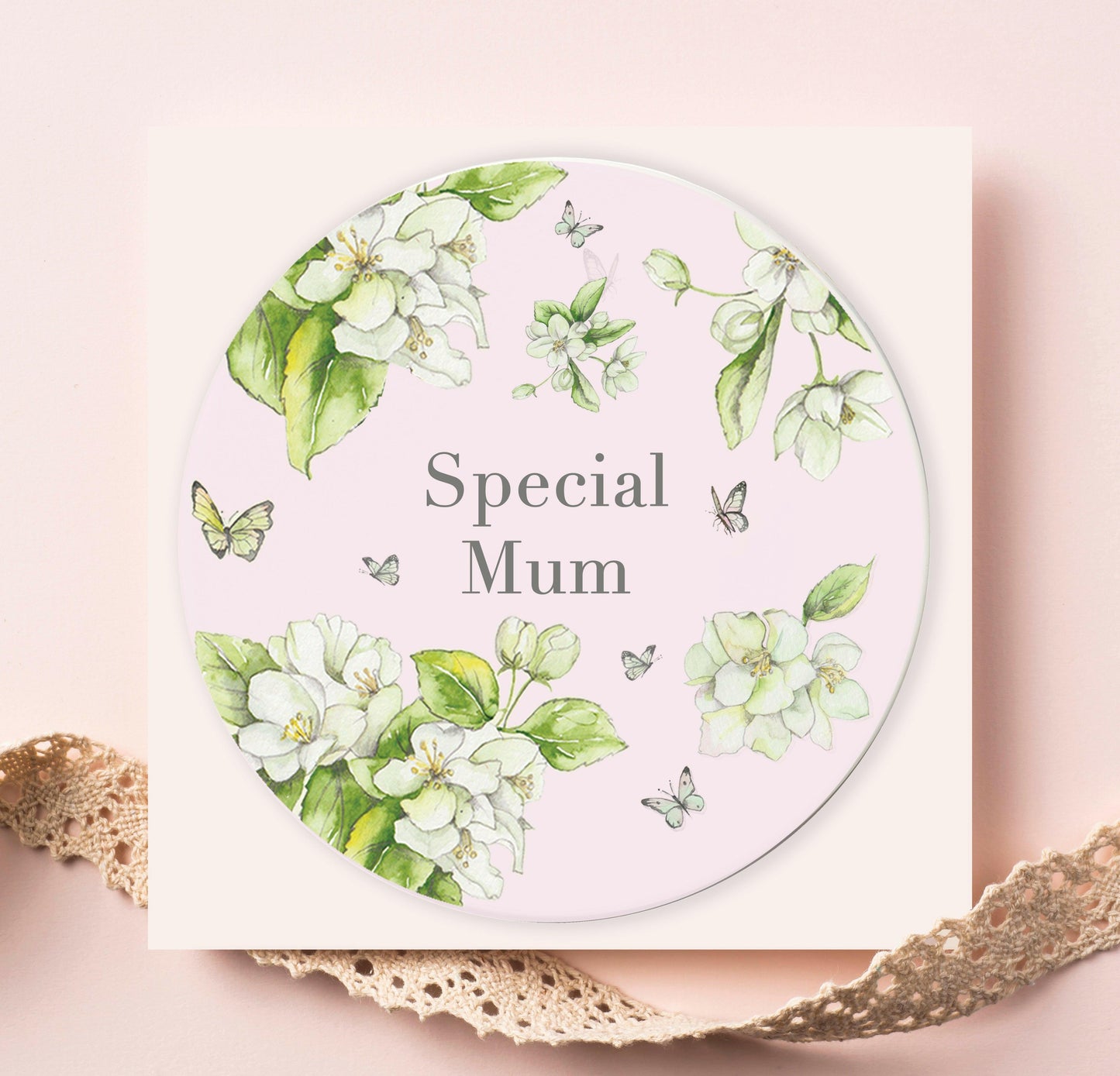 Ceramic Coaster - Special Mum Gift - Thoughtful Mum Gift - Crumble and Core