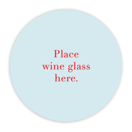 Ceramic Coaster - Gift for Wine Lovers Perfect Gift for Home or Parties - Crumble and Core