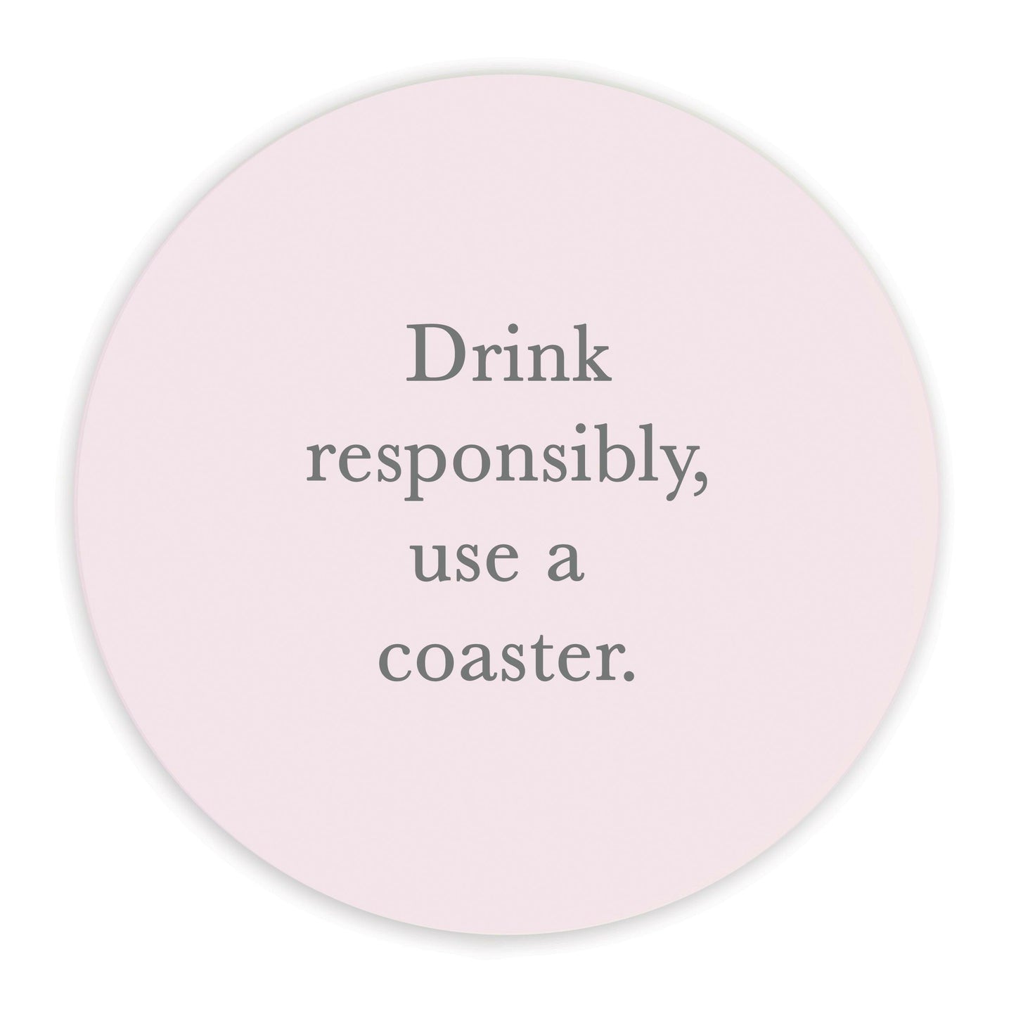 Ceramic Coaster - Humorous Drinking Gift - Stylish Barware for Home Gifting - Crumble and Core