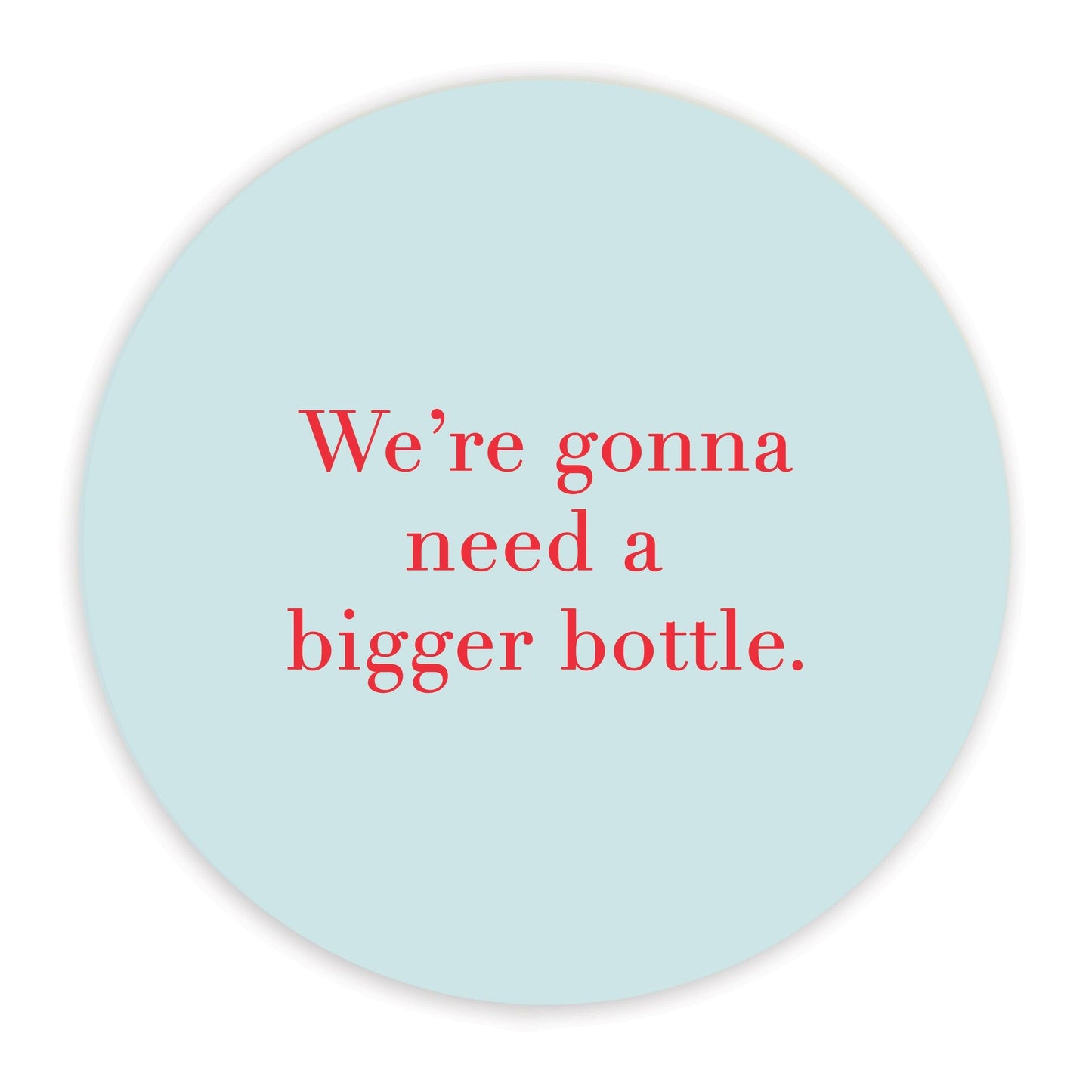 Ceramic Coaster Humorous Drinkware Gift - Crumble and Core