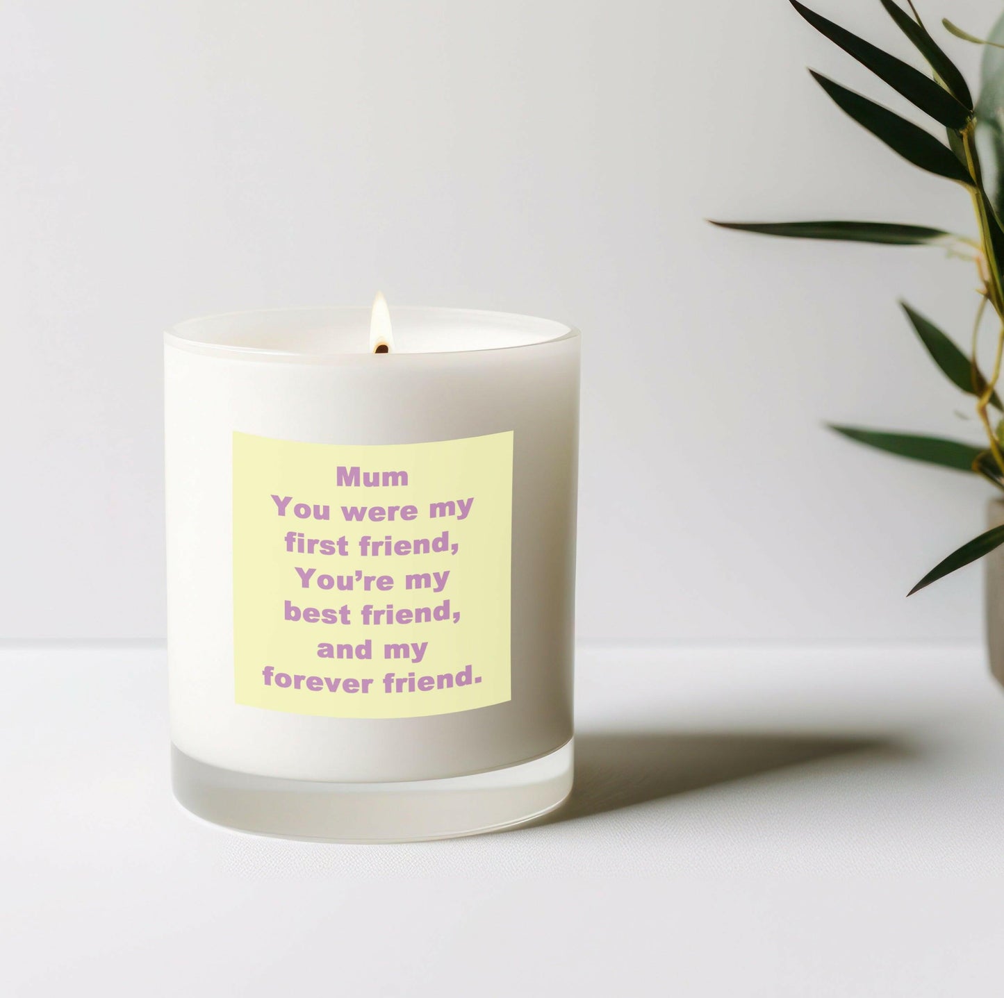 Scented Candle - Sentimental Gift - Vegan Candle - Crumble and Core