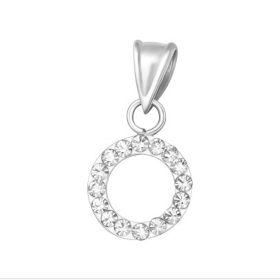 Sterling Silver CZ Pendant Necklace - Ideal Gift Set for 21st Birthday - Includes Gift Box Greeting Card - Crumble and Core
