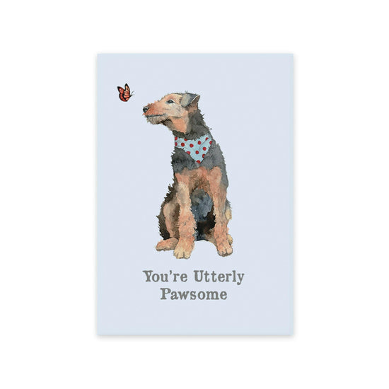 Dog Utterly Pawsome Fridge Magnet - Cute Pet Accessory for Your Kitchen - Crumble and Core