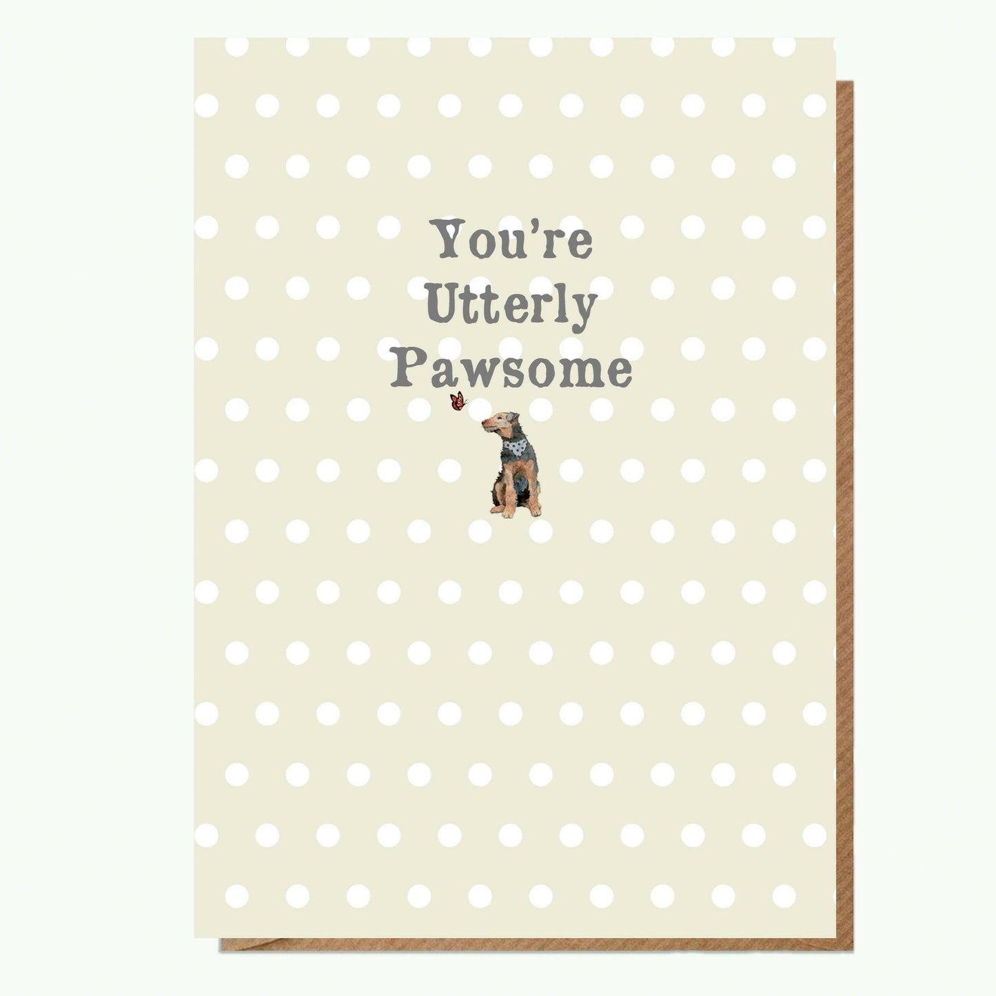 Pawsome Dog Magnet A6 Greeting Card Perfect Gift for Dog Lovers - Crumble and Core