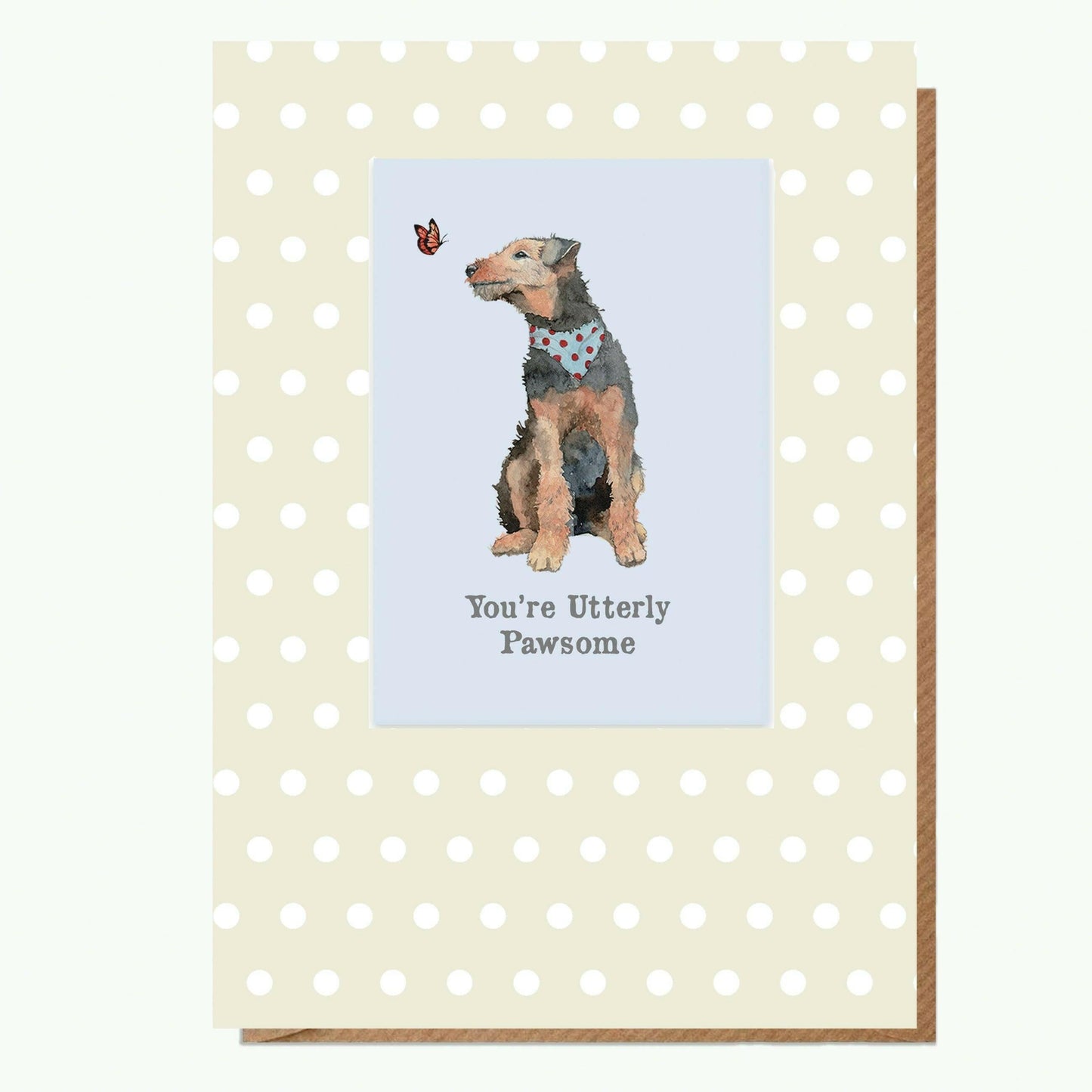 Pawsome Dog Magnet A6 Greeting Card Perfect Gift for Dog Lovers - Crumble and Core
