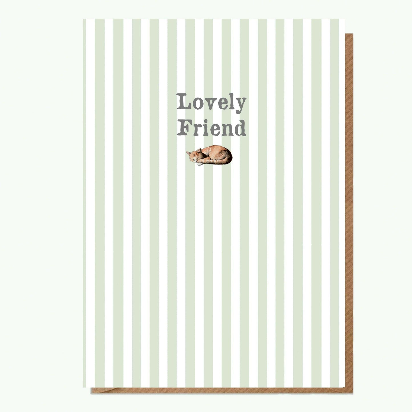 Fridge Magnet and Greeting Card - Adorable Cat Design - Crumble and Core