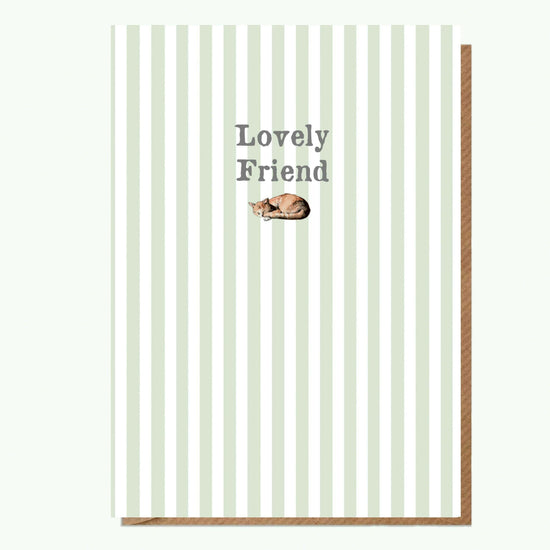 Fridge Magnet and Greeting Card - Adorable Cat Design - Crumble and Core