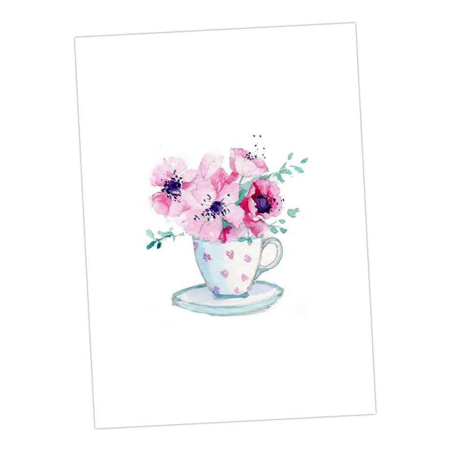 Boxed 'Floral' pack of assorted A6 cards - Crumble and Core