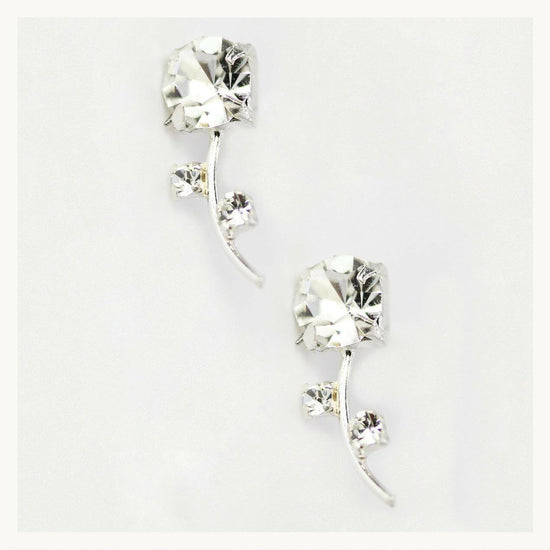 Sterling Silver Christmas Present Earrings Card and Gift Box - Crumble and Core