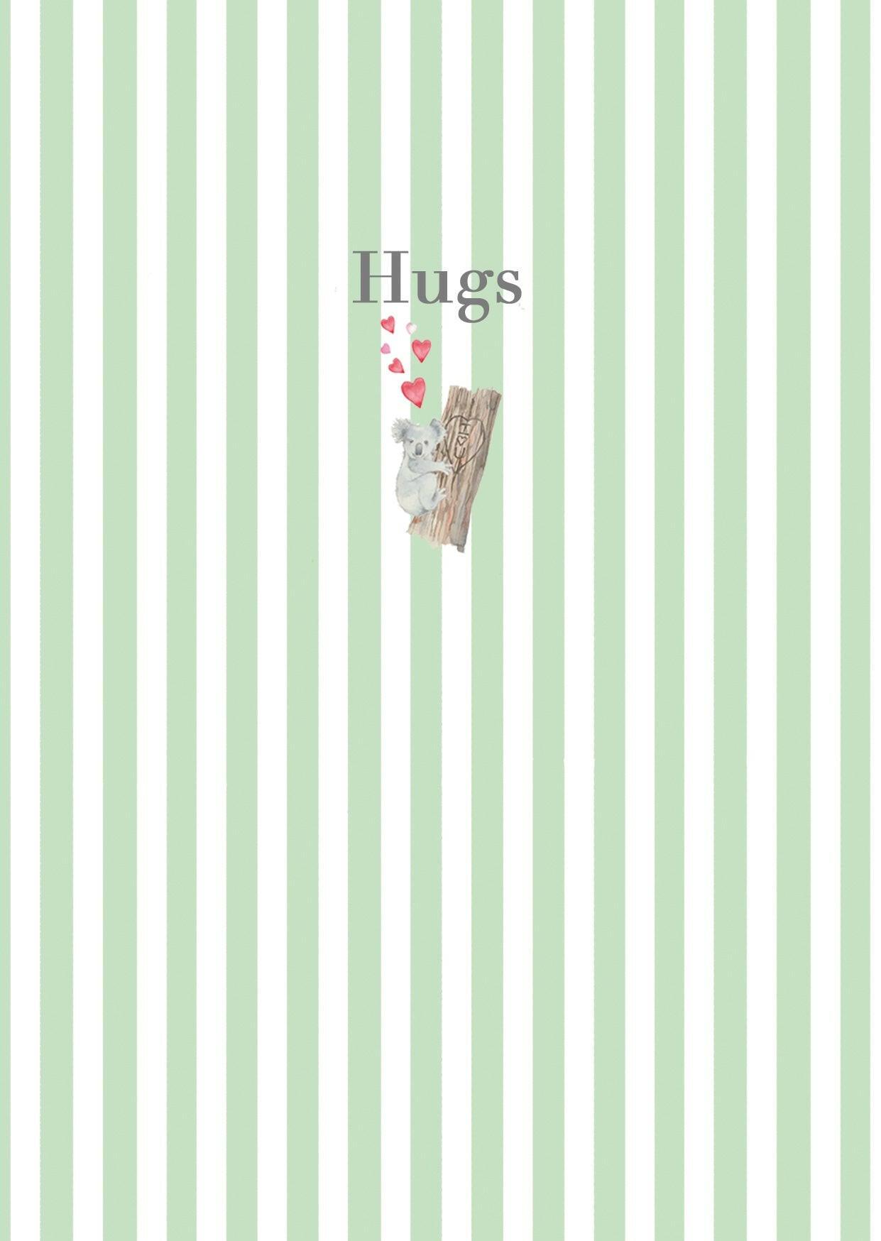 Ceramic Keepsake Hanging Decoration - A6 Greeting Card with Ceramic Keepsake - Koala Love You - Crumble and Core